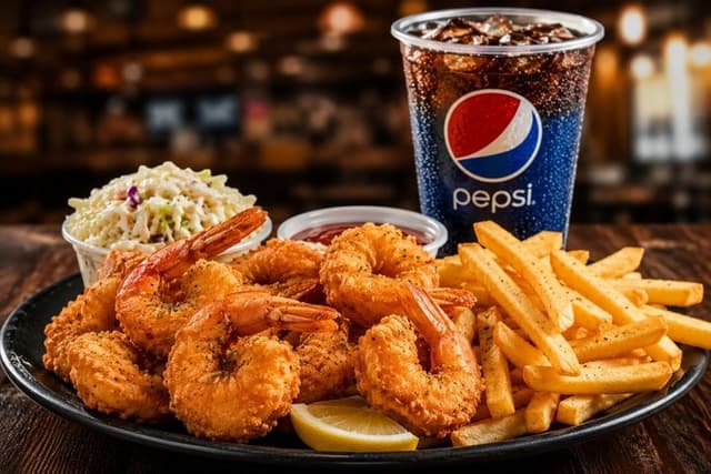 #5 Shrimp Platter Combo
