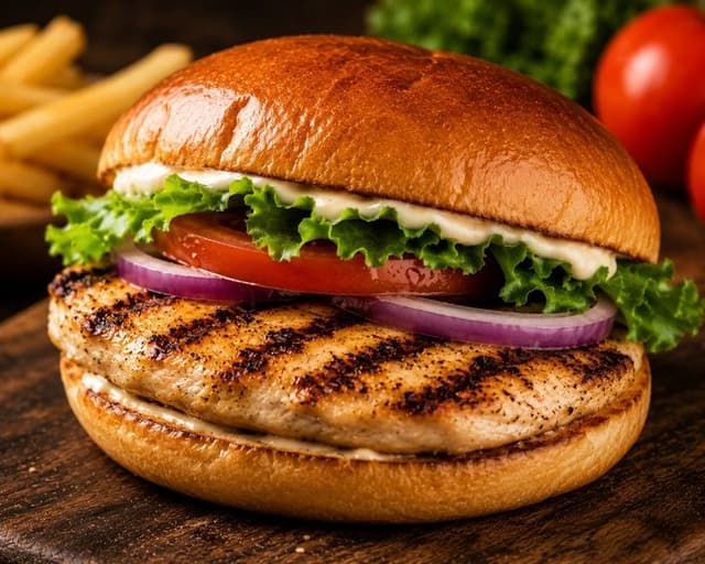 Chicken Burger (Grilled Or Fried)