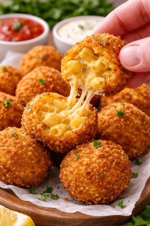 Fried Mac & Cheese Bites
