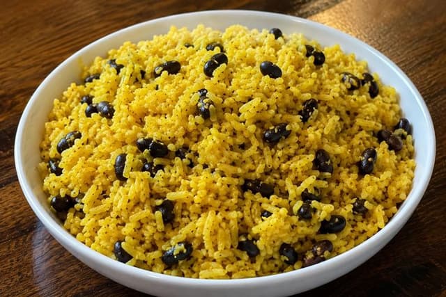 Yellow Rice & Black Beans