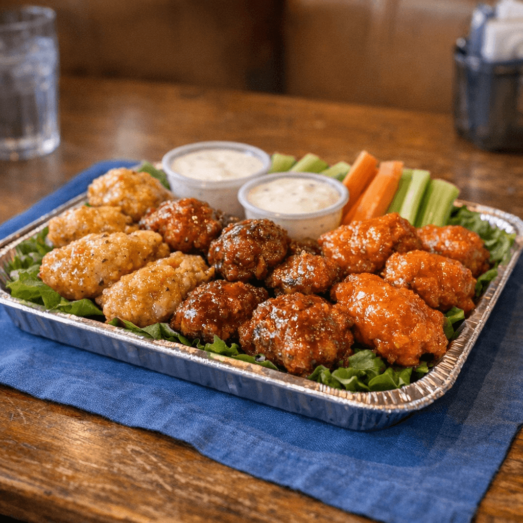 Boneless Wings party tray 8-10