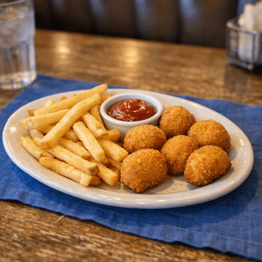 Mac & Cheese bites kids meal/Fries