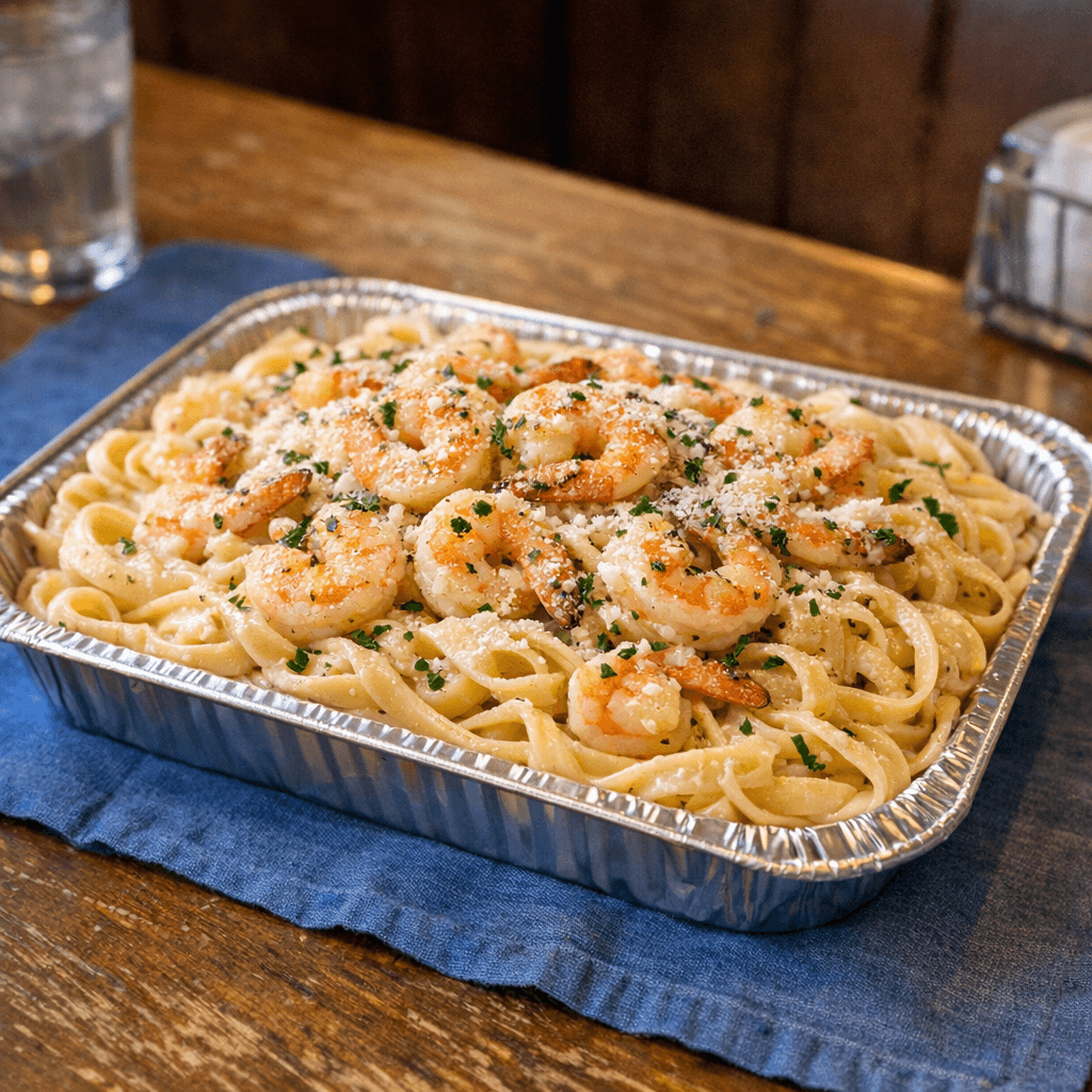 Shrimp Alfredo Party Platter